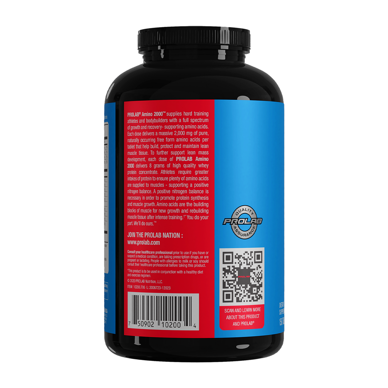 Potent free form. L-Amino Acid formula. High in branch chain amino acids. Whey Amino 2000 is a potent amino acid formula containing 2000 mg of pure, naturally occurring L-form amino acids per tablet scientifically proportioned to meet your nutritional needs. Athletes require greater protein intakes compared to sedentary individuals in order to remain in positive nitrogen balance. Positive nitrogen balance is necessary in order to promote protein accretion and muscle growth.