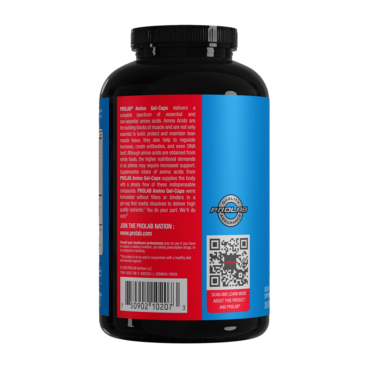 AMINO GEL-CAPS delivers a complete spectrum of essential and non-essential amino acids fueling muscle growth and recovery. Amino Acids are the building blocks of muscle and are essential to build, protect and maintain lean muscle.†