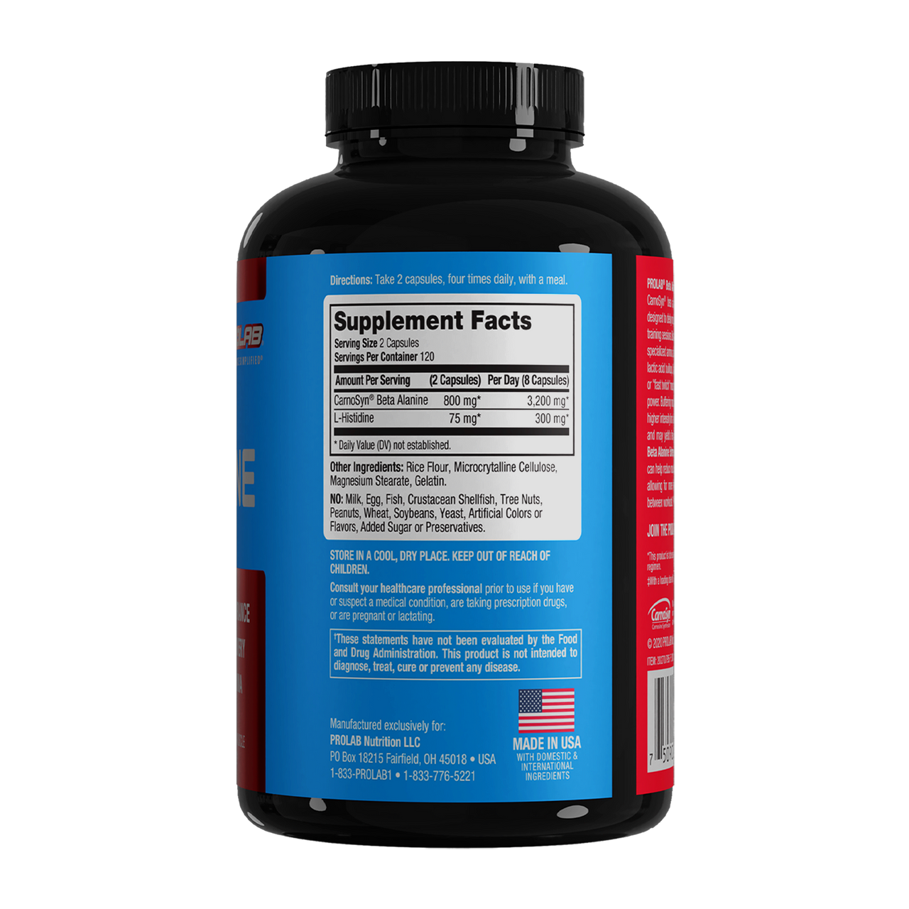BETA ALANINE EXTREME® delays muscle fatigue and help extend high intensity training sessions with a dynamic blend of CarnoSyn® beta alanine and L-Histidine, amino acids that helps support the production of carnosine.†