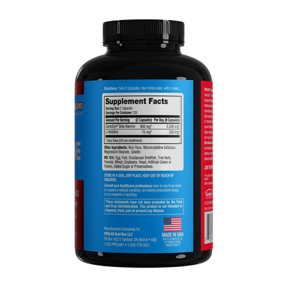 BETA ALANINE EXTREME® delays muscle fatigue and help extend high intensity training sessions with a dynamic blend of CarnoSyn® beta alanine and L-Histidine, amino acids that helps support the production of carnosine.†