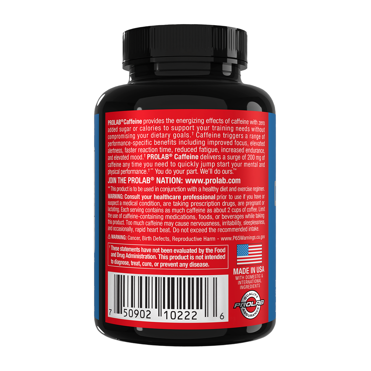 Caffeine 200mg 100 Tablets Left