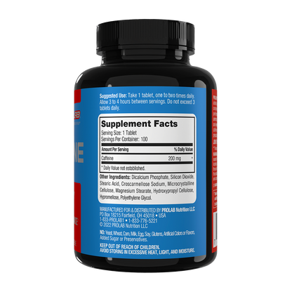 Caffeine 200mg 100 Tablets Right