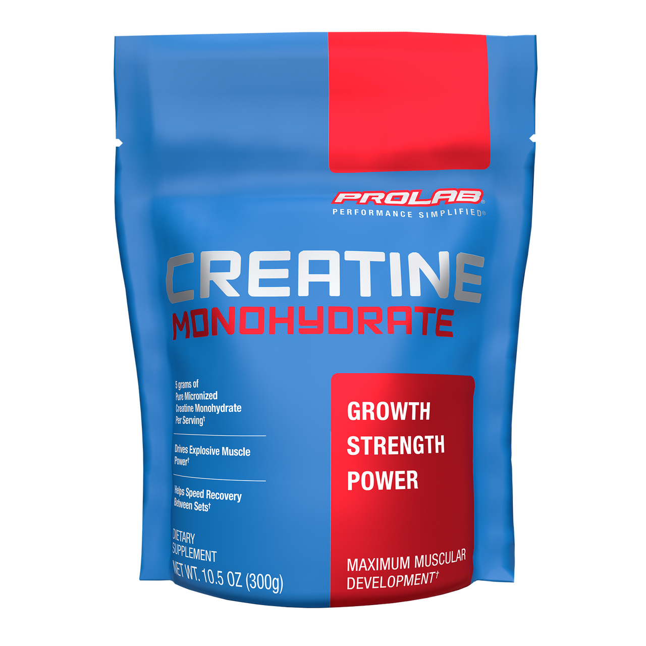 Creatine Monohydrate - pure, micronized creatine monohydrate with no fillers or additives