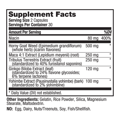 VASCULARITY. ENERGY. LIBIDO.HORNY GOAT WEED offers an exclusive formula designed to help maximize performance naturally.†