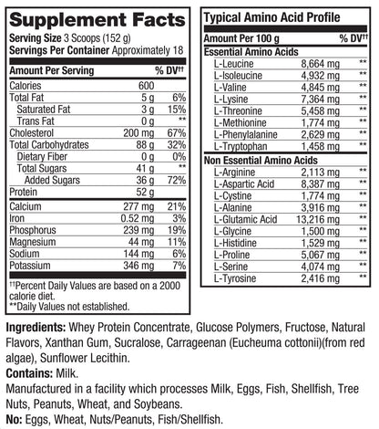 N-Large2 Vanilla Supplement Panel