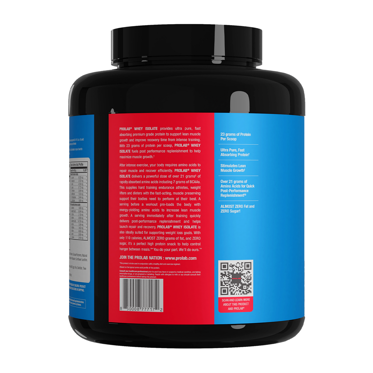 Prolab Nutrition Whey Isolate Milk Chocolate Left