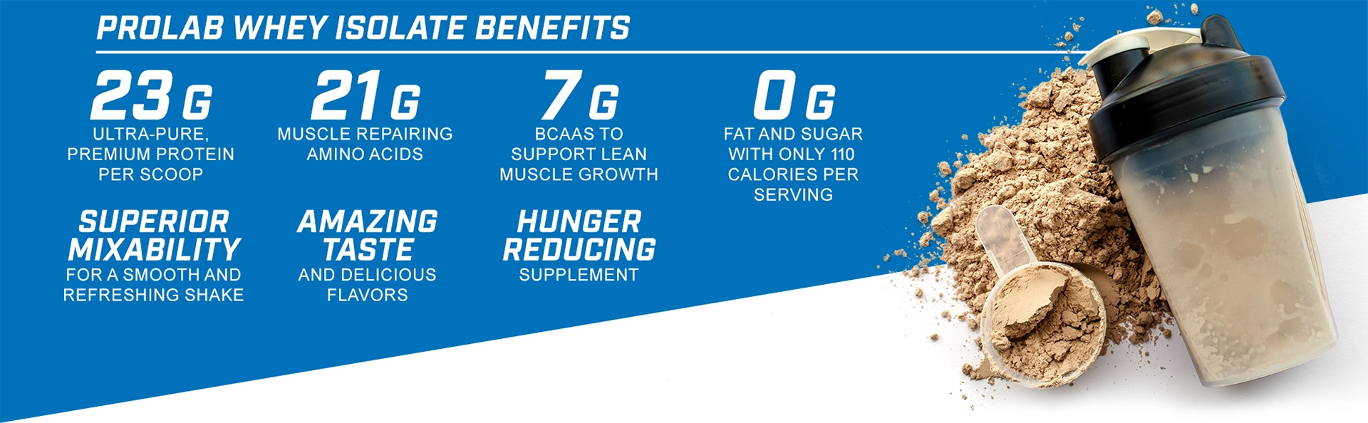 Whey Isolate Nutrition Banner